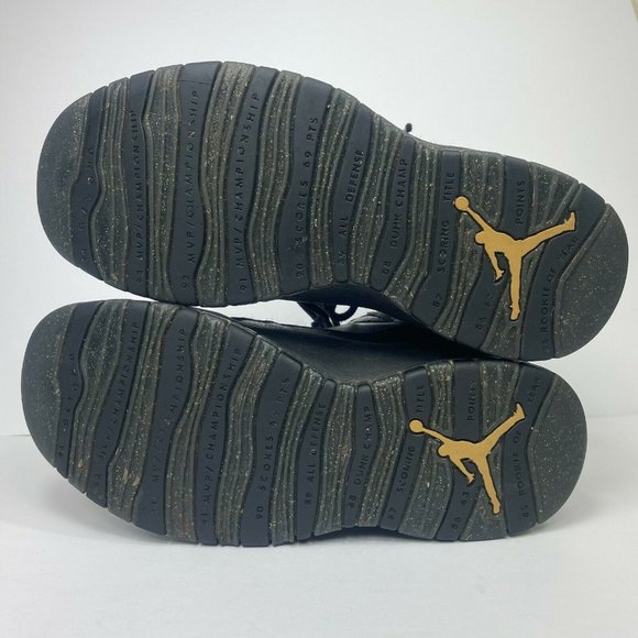 Nike Air Jordan 10 Retro New York City NYC Men\'s Size US 8 Black/Gold 310805-012 main image 7